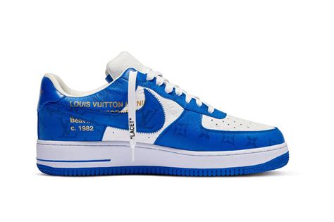 louis vuitton air force 1 low blue